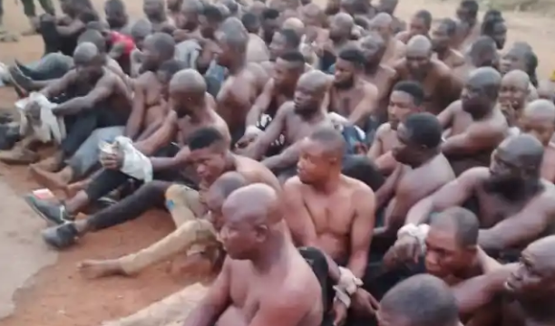 Arrested thugs in Ekiti paraded