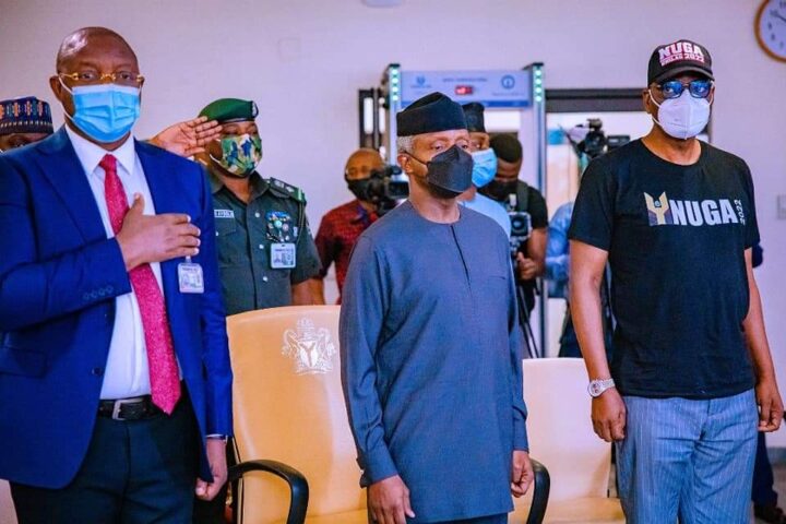 Osinbajo receives unity torch ahead of 2022 NUGA games