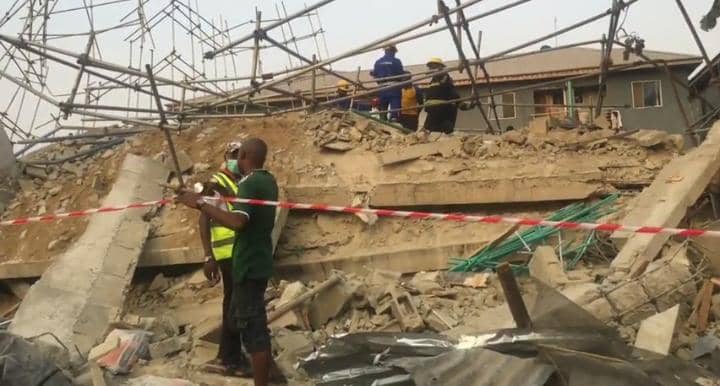 Building collapses in Yaba, Lagos