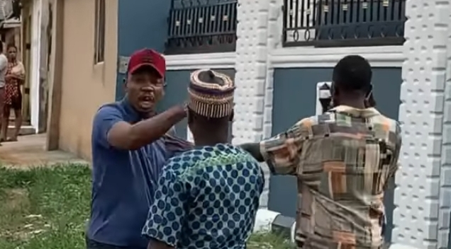 VIDEO: Nkechi Blessing confronts ‘thugs trying to disrupt movie set’