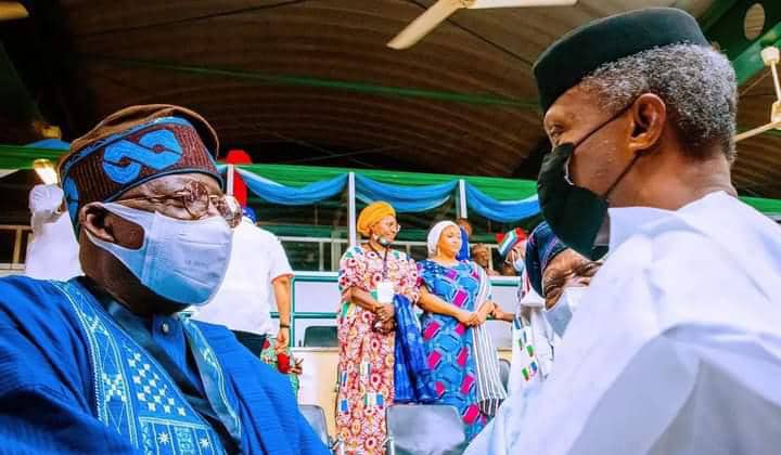 Bola Tinubu and Yemi Osinbajo