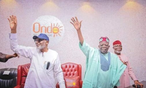 Next president must come from south, says Akeredolu as Tinubu meets Ondo delegates