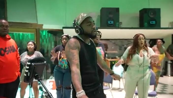 Davido enlists Kanye West’s Sunday Service choir for new song (watch teaser)