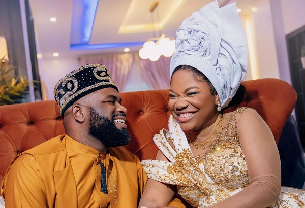 PHOTOS: Mercy Chinwo beams with joy during marriage introduction