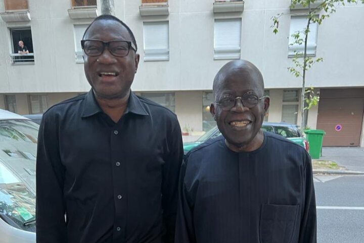 Femi Otedola and Bola Tinubu