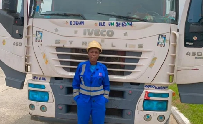 SPOTLIGHT: Meet Tofunmi — the female trucker who started driving at 22