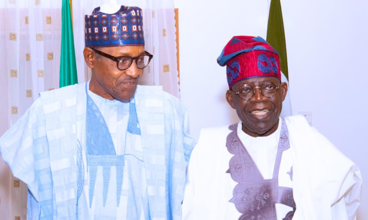 President Muhammadu Buhari and Bola Tinubu