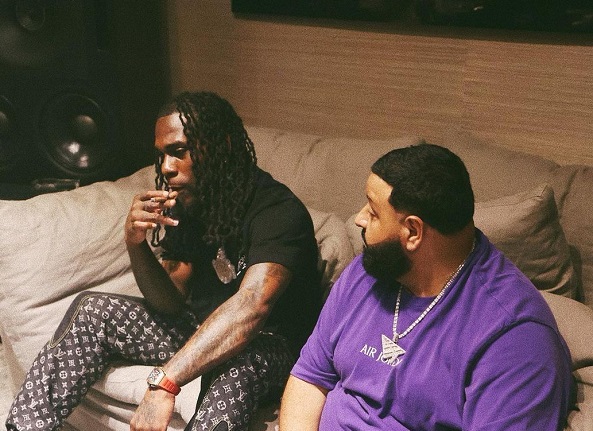 WATCH: DJ Khaled teases collaboration after hosting Burna Boy