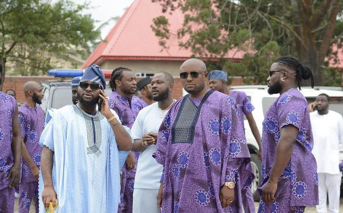 Davido makes first public appearance after son’s death at Adeleke’s inauguration