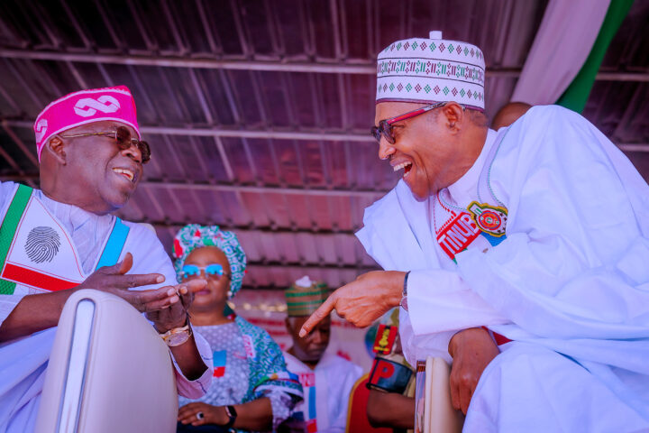 Buhari and Bola Tinubu