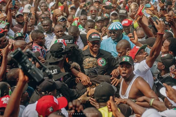 Peter Obi in Delta state