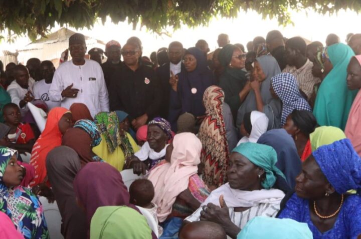 Peter obi with IDps in FCT