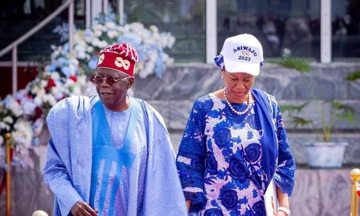 Bola Tinubu and wife, Remi