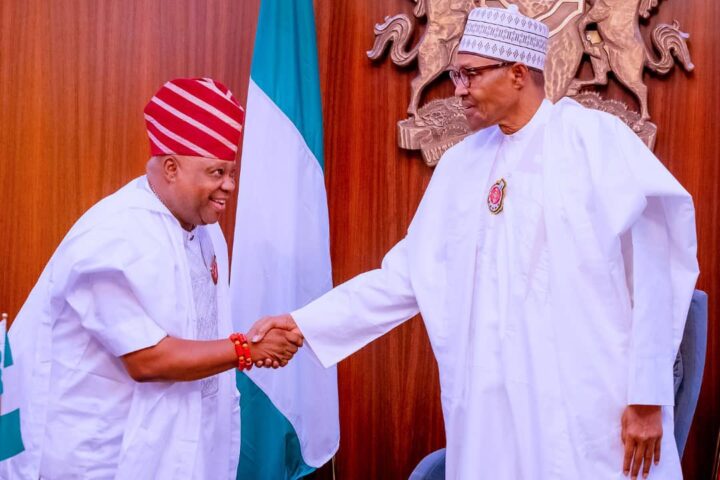 Ademola Adeleke and Muhammadu Buhari