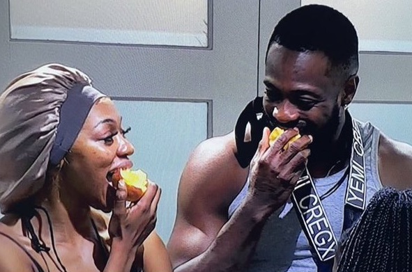 BBTitans: Khosi, who says she's in a relationship, kisses Yemi