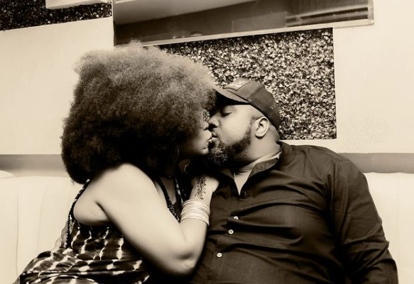 Omawumi celebrates '8 years of love' with husband