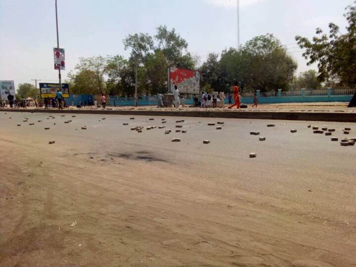 stone pelting in Kano