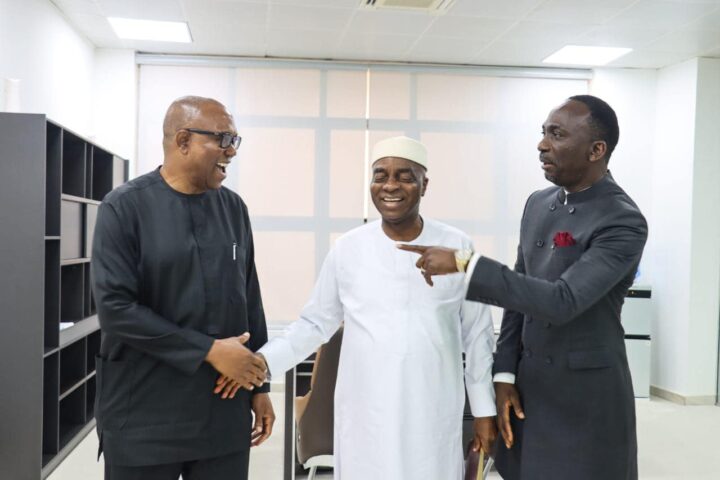 Paul Enenche, David Oyedepo and Peter Obi