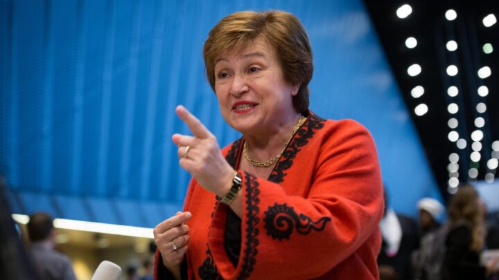 Kristalina Georgieva, the managing director of the International Monetary Fund (IMF)