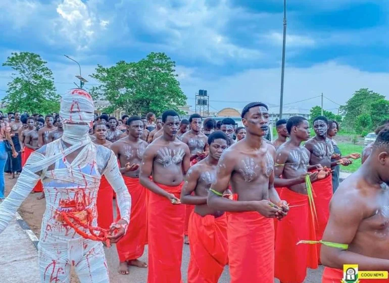 PHOTOS: Anambra varsity inducts theatre arts students in style