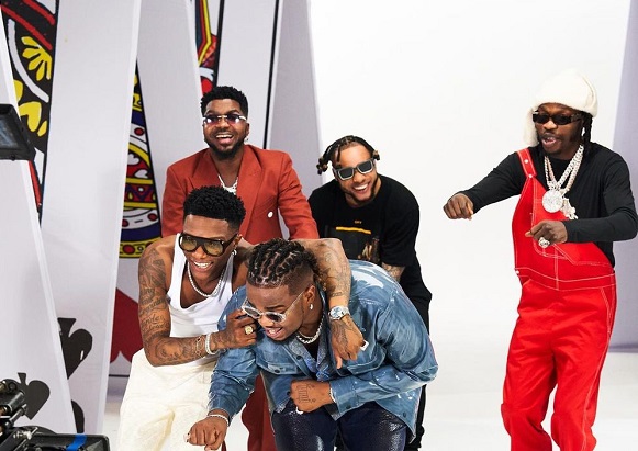 WATCH: Wizkid joins Rexxie, Naira Marley, Skiibii for 'Abracadabra' visuals