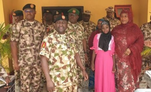 Saratu Dauda, another Chibok girl rescued by the Nigerian army