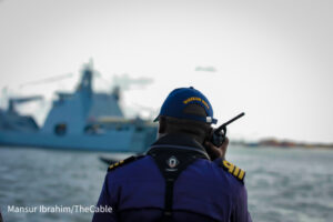 An officer of the Nigerian navy