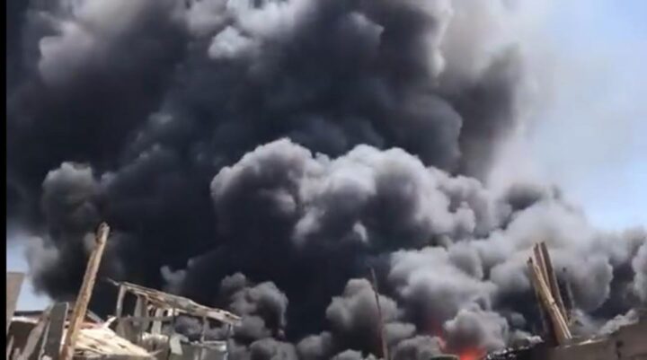 Alaba market fire