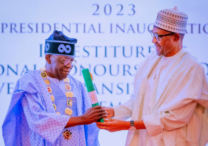 Bola Tinubu and President Muhammadu Buhari