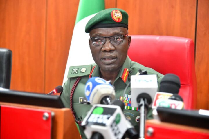 Taoreed Lagbaja, chief of army staff