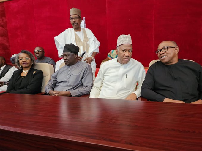 Peter Obi and Datti Baba Ahmed in court