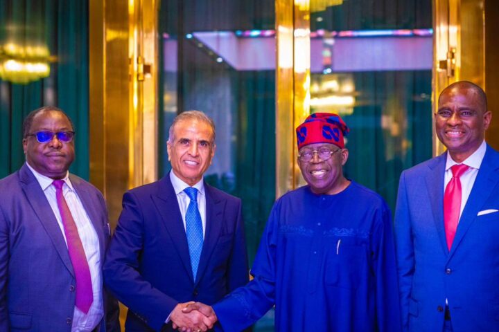 Sunil Bharti Mittal, chairman of Bharti Airtel Worldwide and President Bola Tinubu