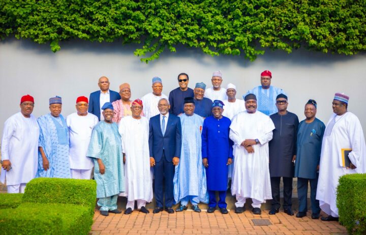 President Bola tinubu and the class of 99 governors