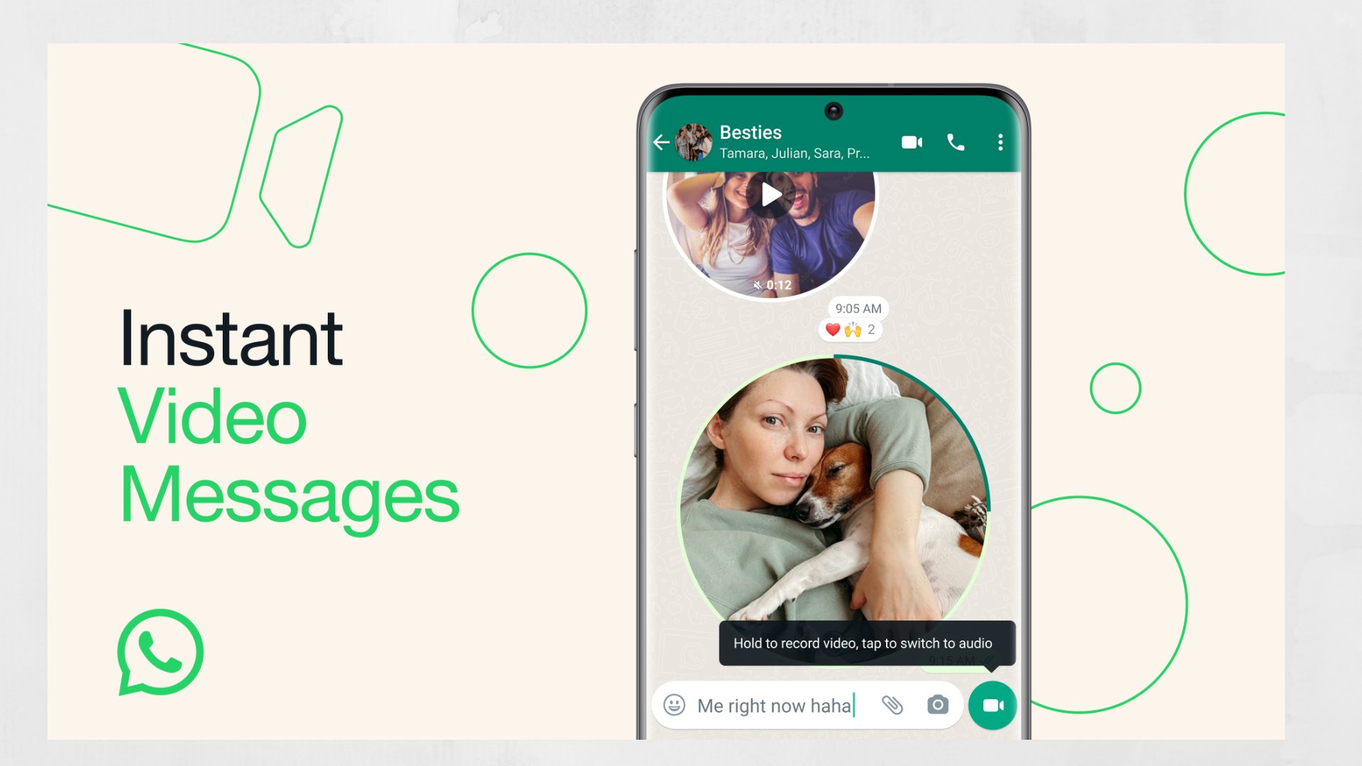 WhatsApp unveils new video messaging feature