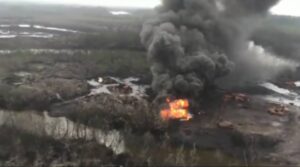 Illegal refinery in Rivers state