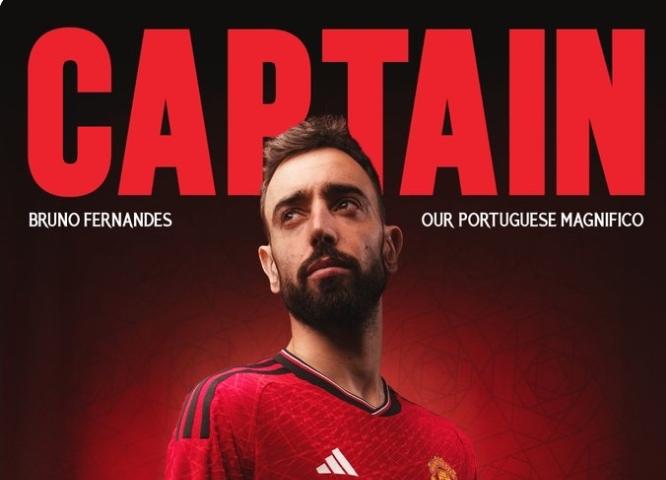 Fernandes replaces Maguire as new Man Utd captain