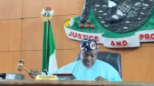 Mudashiru Obasa, speaker of the Lagos house of assembly