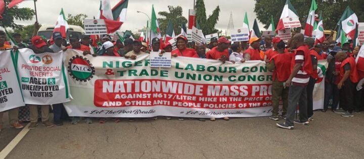 Nigeria Labour Congress protest
