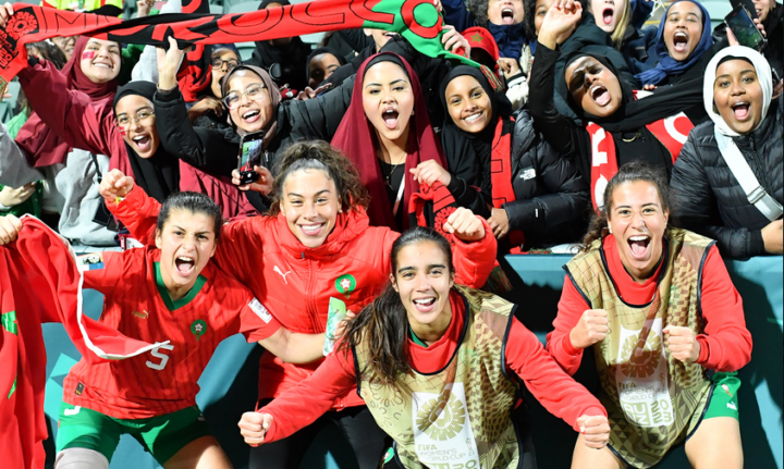 Morocco female football team qualify for the round of 16 at the FIFA World Cup 2023