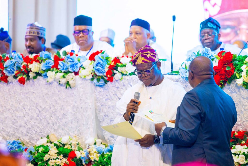 PHOTOS: Ganduje Elected APC Chair As Tinubu, Shettima Attend NEC ...