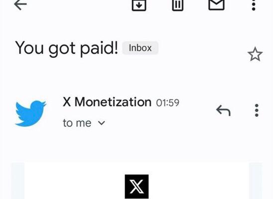 X monetisation page
