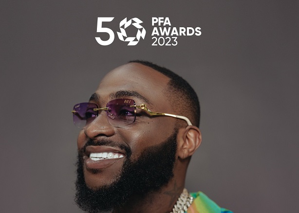 Davido to perform at PFA Awards 2023 in UK