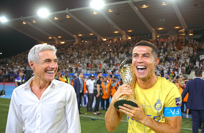 Ronaldo wins first title with Al-Nassr