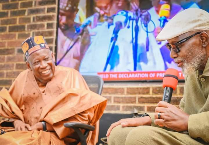 Rotimi Akeredolu, governor of Ondo state and Abdullahi Ganduje