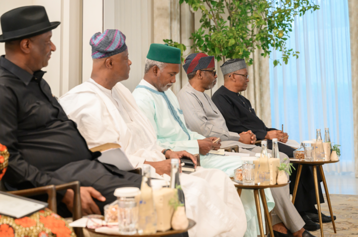 Festus Keyamo at President Bola Tinubu's meeting with UAE president