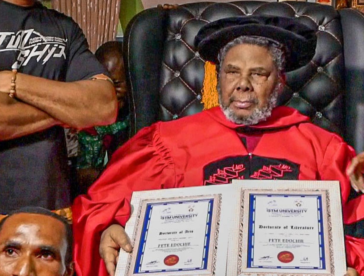 Pete Edochie bags 2 honorary doctorate degrees from Togo varsity