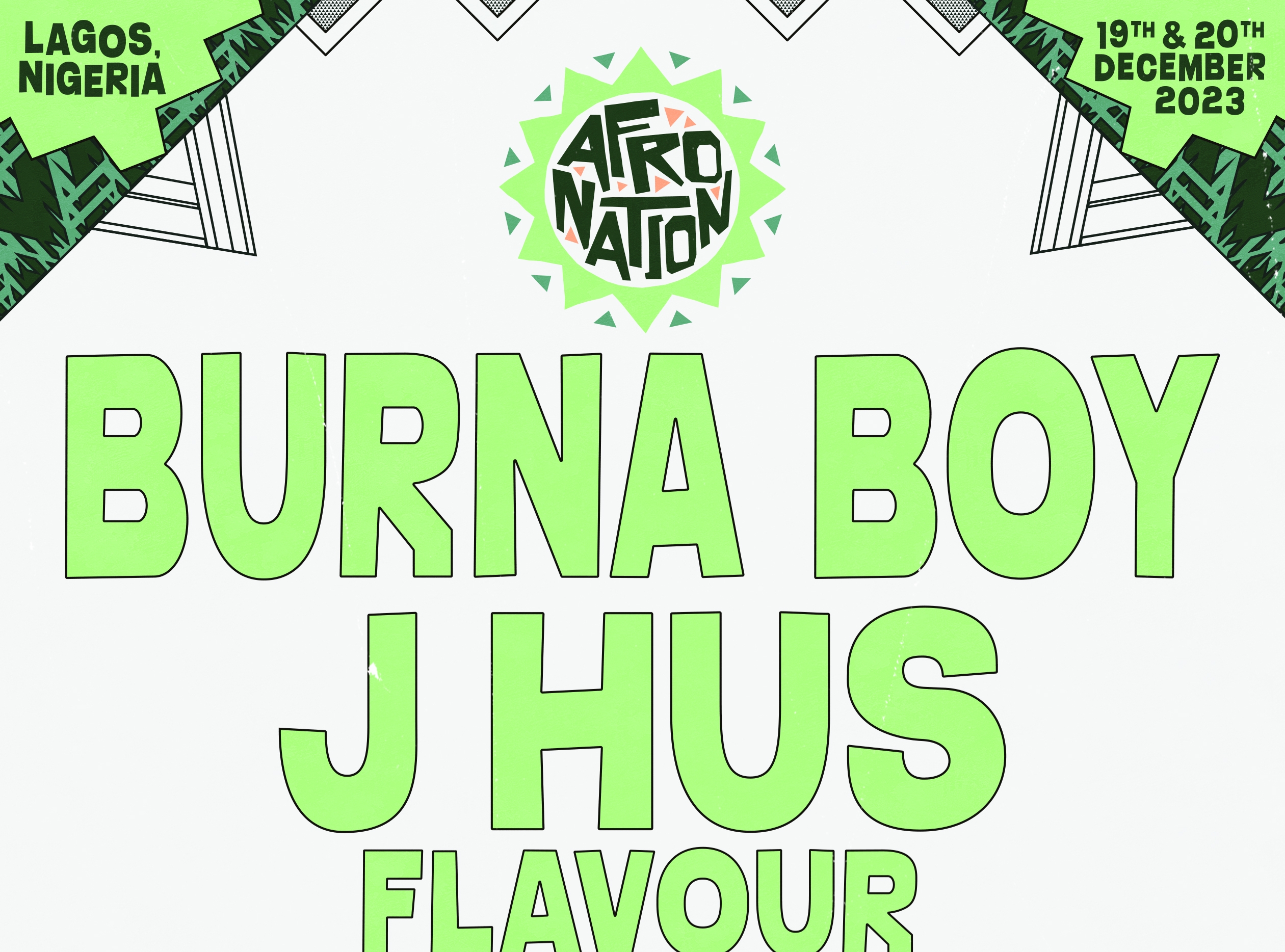 Burna Boy, J Hus, Black Sherif to headline first Afro Nation festival in Nigeria