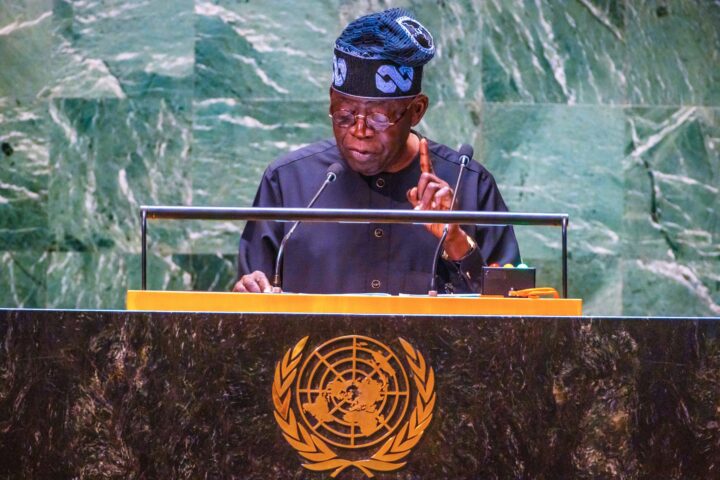 President Bola Tinubu at UNGA 78