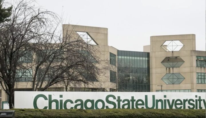 The Chicago State University (CSU) building