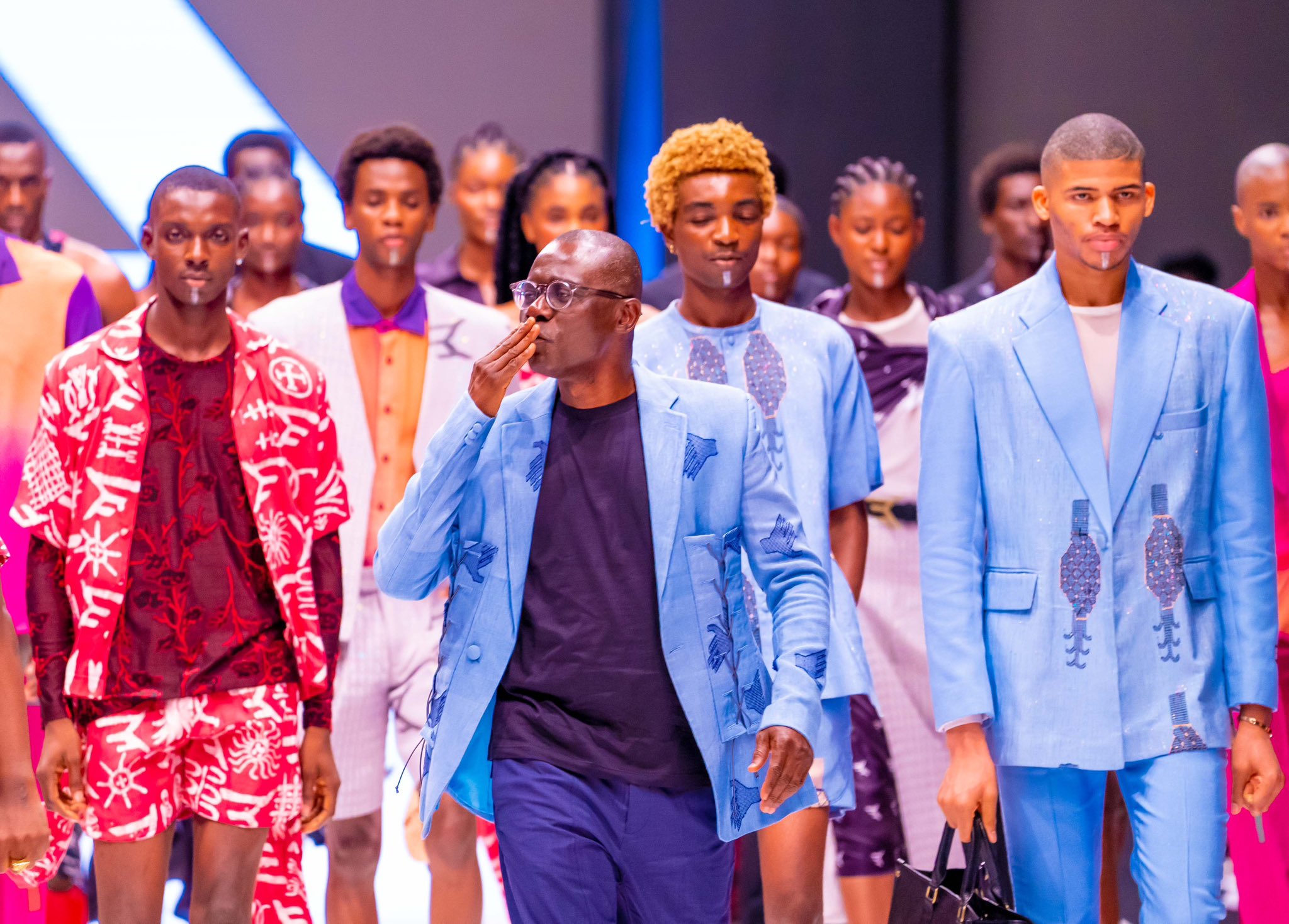 PHOTOS: Sanwo-Olu walks Lagos Fashion Week runway